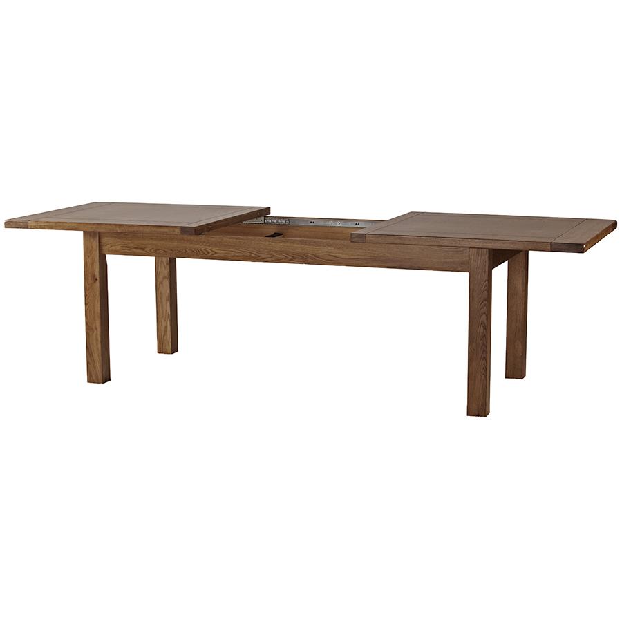 Sherwood Dark Solid Oak Large Extending Table